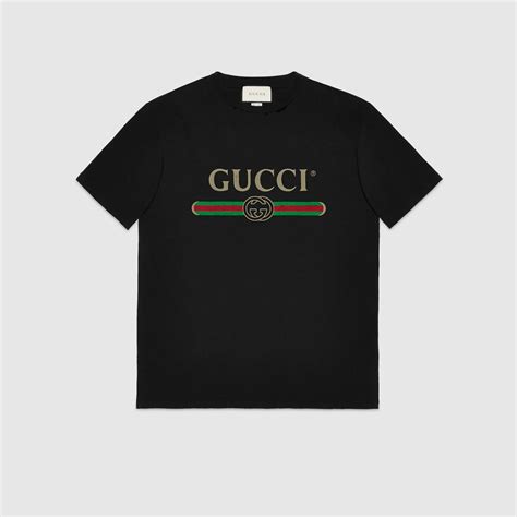 gucci shirt black and white|gucci t shirt original.